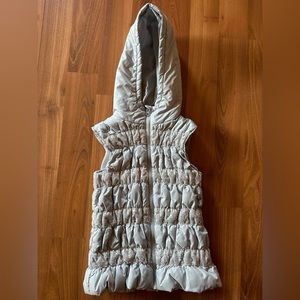 Heart n Crush Girls Sequined girls winter snow puffer vest size XL
